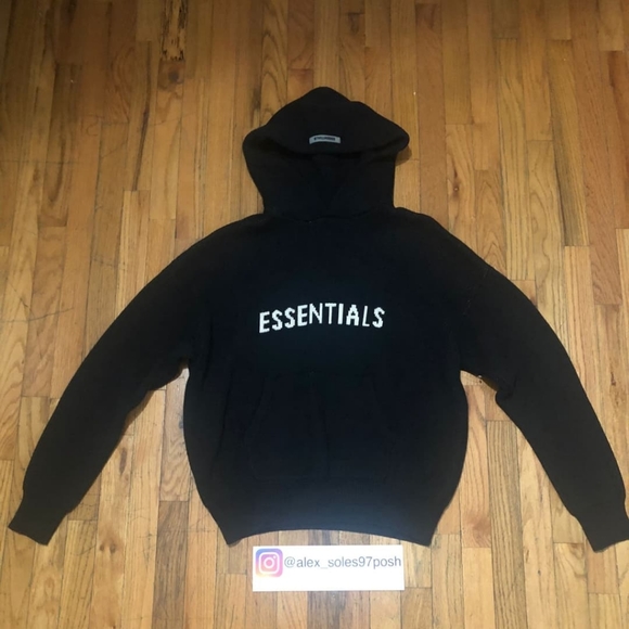 Fog Essentials Knit HoodieSize: Small/Medium